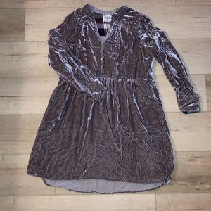Anthropologie Velvet Dress